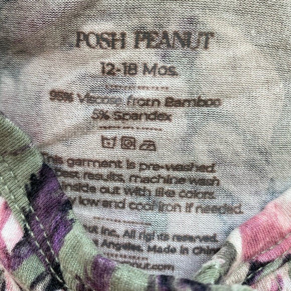 Posh Peanut rompers, selling as a bundle of 2 size 12 to 18 months - Picture 2 of 6